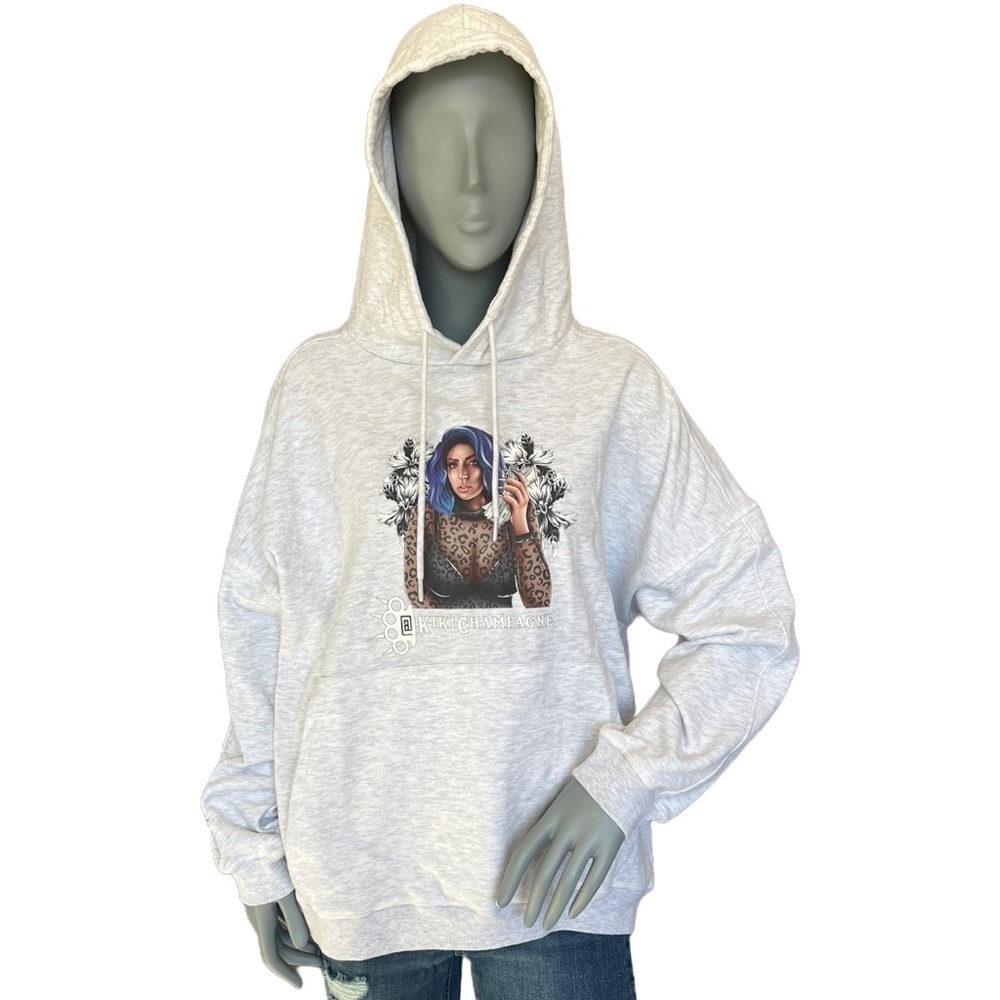 Kikichampagne Cotton On Body Active Boyfriend Plush Oversized Hoodie - Picture 3 of 9